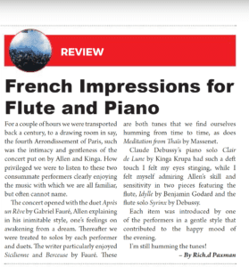 French Impressions Concert Tour 2019